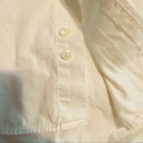 Men’s Club Room Shirt White Large Regular Fit Short Sleeves Collar Button Down - Picture 5 of 5